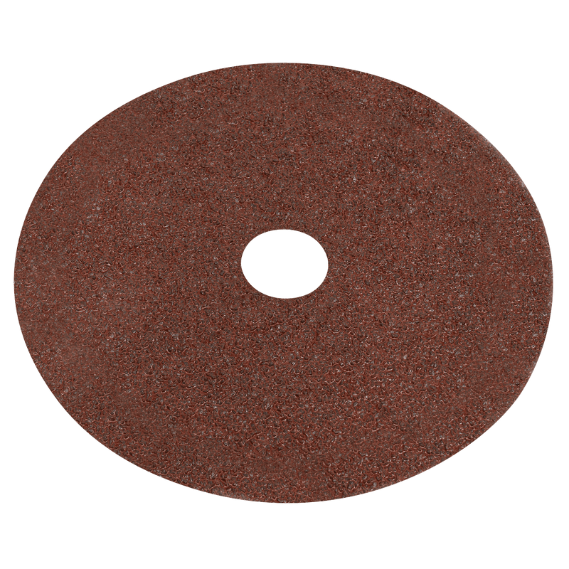 Sealey WSD4524 Worksafe® 115mm Fibre Backed Sanding Disc 24Grit - Pack of 25 - WSD4524 - Sealey Tools UK - Trade Counter Direct