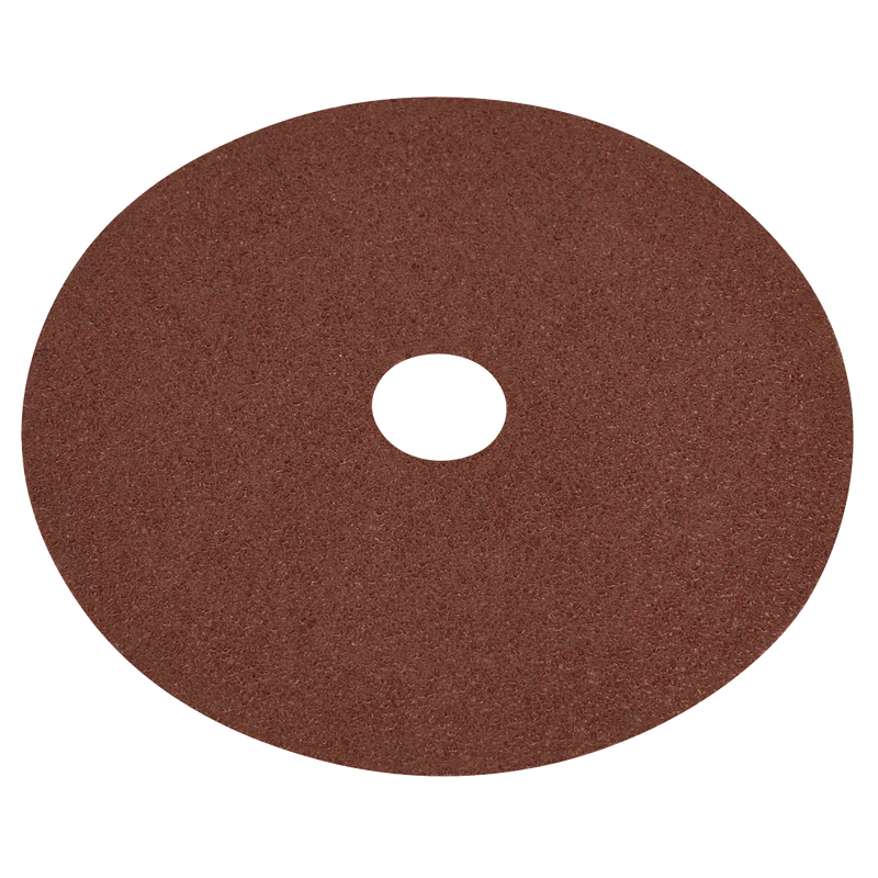 Sealey WSD4540 Worksafe® 115mm Fibre Backed Sanding Disc 40Grit - Pack of 25 - WSD4540 - Sealey Tools UK - Trade Counter Direct