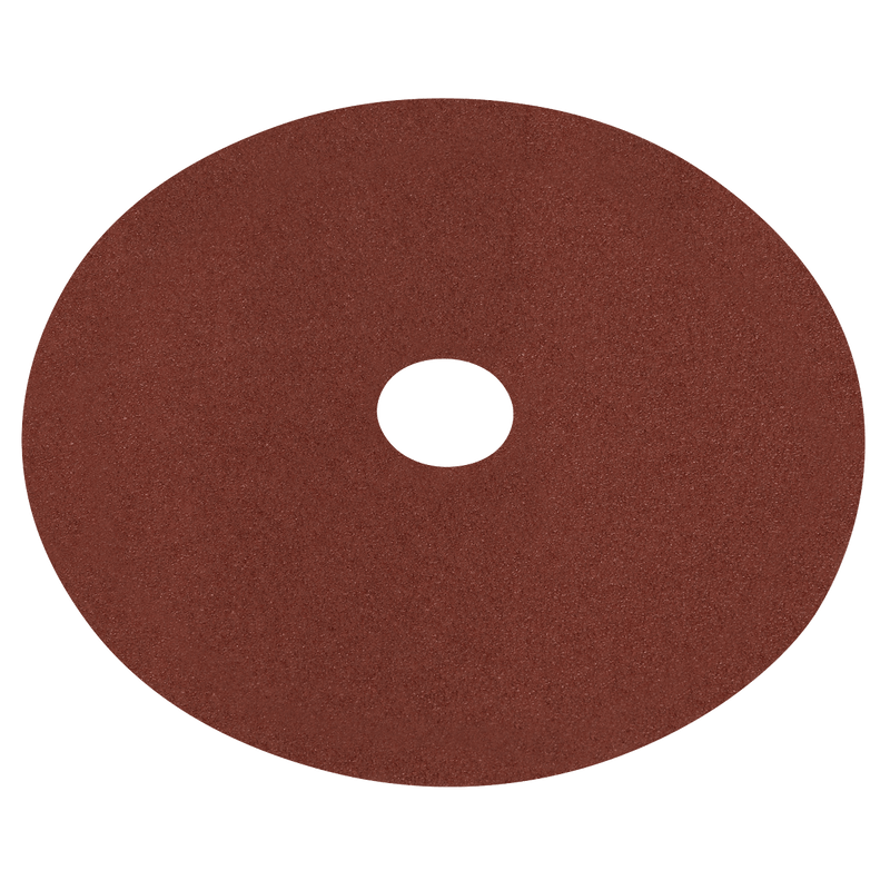 Sealey WSD4560 Worksafe® 115mm Fibre Backed Sanding Disc 60Grit - Pack of 25 - WSD4560 - Sealey Tools UK - Trade Counter Direct