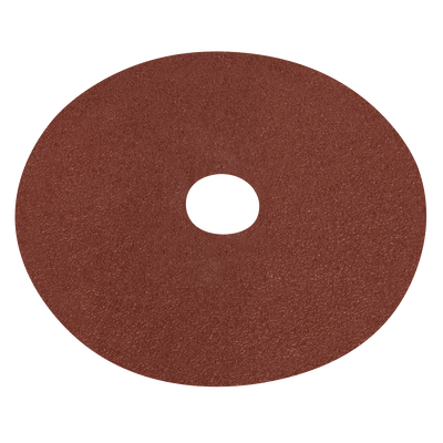 Sealey WSD540 Worksafe® 125mm Fibre Backed Sanding Disc 40Grit - Pack of 25 - WSD540 - Sealey Tools UK - Trade Counter Direct