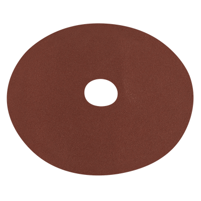 Sealey WSD580 Worksafe® 125mm Fibre Backed Sanding Disc 80Grit - Pack of 25 - WSD580 - Sealey Tools UK - Trade Counter Direct