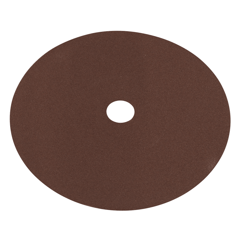 Sealey WSD7120 Worksafe® 175mm Fibre Backed Sanding Disc 120Grit - Pack of 25 - WSD7120 - Sealey Tools UK - Trade Counter Direct
