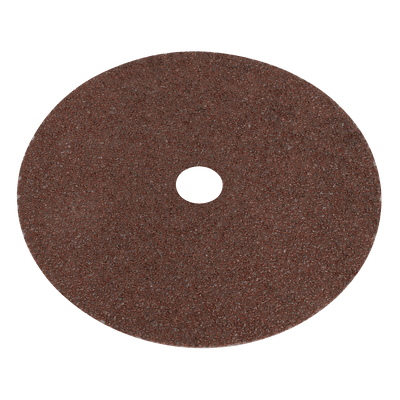 Sealey WSD724 Worksafe® 175mm Fibre Backed Sanding Disc 24Grit - Pack of 25 - WSD724 - Sealey Tools UK - Trade Counter Direct