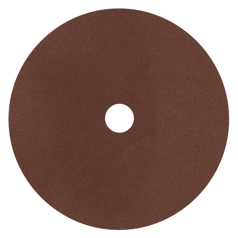 Sealey WSD780 Worksafe® 175mm Fibre Backed Sanding Disc 80Grit - Pack of 25 - WSD780 - Sealey Tools UK - Trade Counter Direct