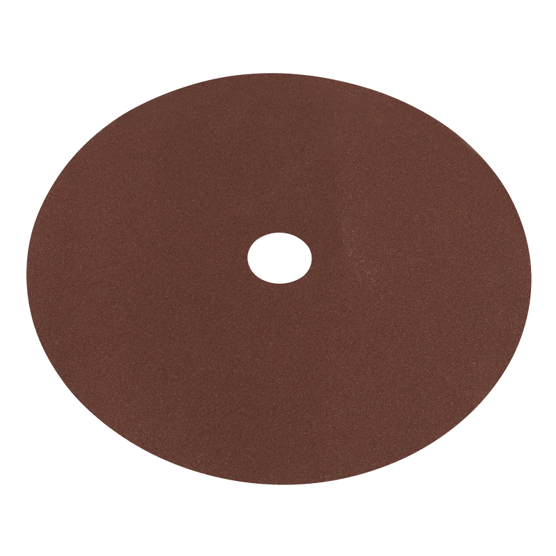 Sealey WSD780 Worksafe® 175mm Fibre Backed Sanding Disc 80Grit - Pack of 25 - WSD780 - Sealey Tools UK - Trade Counter Direct