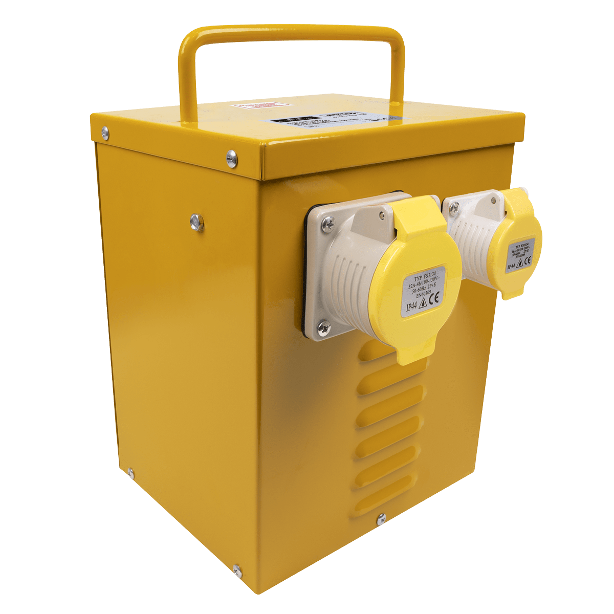 Sealey WST5000MV/2 5kVA Portable Vented Transformer 16/32A Outlets - WST5000MV/2 - Sealey Tools UK - Trade Counter Direct