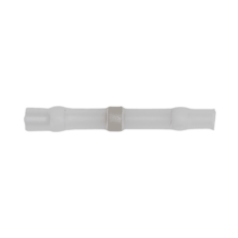 Sealey WTSSB25 Heat Shrink Butt Connector Solder Terminal 24 - 22 AWG White Pack of 25 - WTSSB25 - Sealey Tools UK - Trade Counter Direct