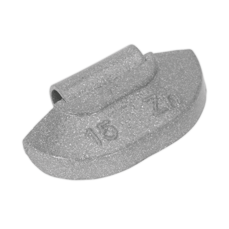 Sealey WWSH15 Wheel Weight 15g Hammer - On Zinc for Steel Wheels Pack of 100 - WWSH15 - Sealey Tools UK - Trade Counter Direct