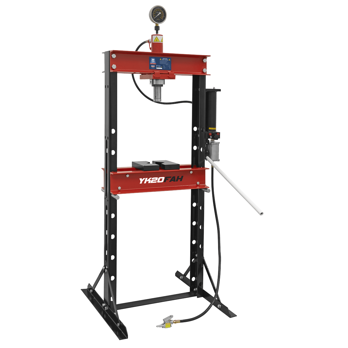 Sealey YK20FAH Air/Hydraulic Press 20tonne Floor Type - YK20FAH - Sealey Tools UK - Trade Counter Direct