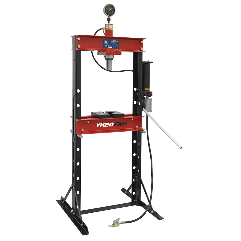 Sealey YK20FAH Air/Hydraulic Press 20tonne Floor Type - YK20FAH - Sealey Tools UK - Trade Counter Direct