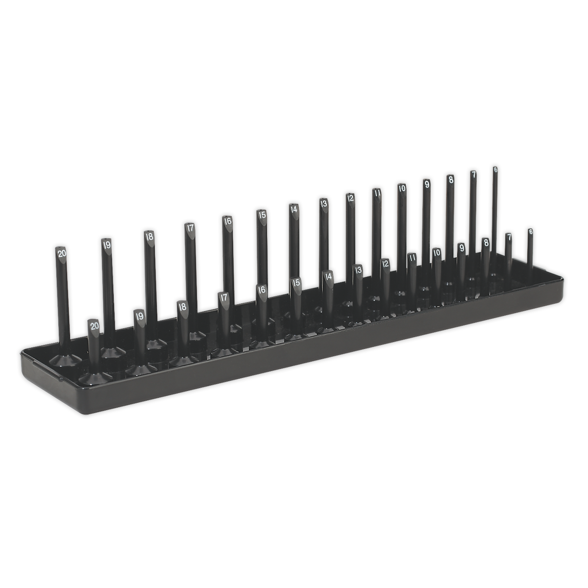 Sealey SH3815 Socket Holder 3/8"Sq Drive 6-20mm