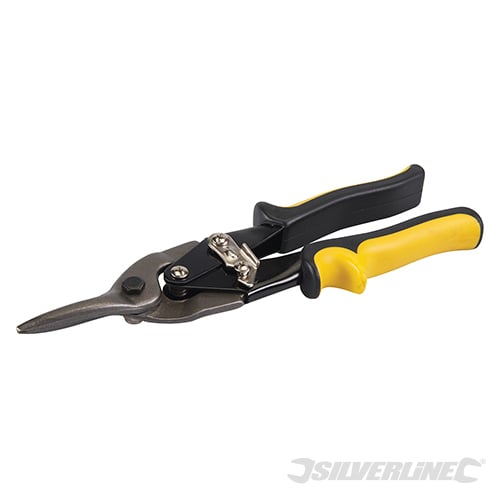 Silverline Aviation Tin Snips Straight Cut - CT18 - CT18 - Silverline - Trade Counter Direct