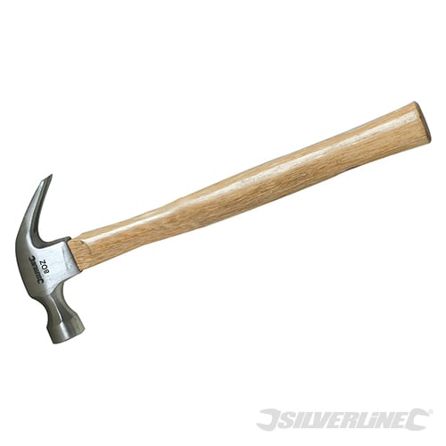 Silverline Claw Hammer Ash 8oz (227g) - HA03B - HA03B - Silverline - Trade Counter Direct
