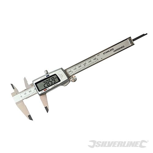 Silverline Digital Vernier Caliper 150mm - 380244 - 380244 - Silverline - Trade Counter Direct