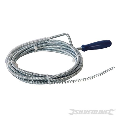 Silverline Drain Auger 3m - 912893 - 912893 - Silverline - Trade Counter Direct