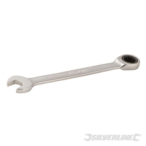 Silverline Fixed Head Ratchet Spanner 13mm - 245073 - 245073 - Silverline - Trade Counter Direct