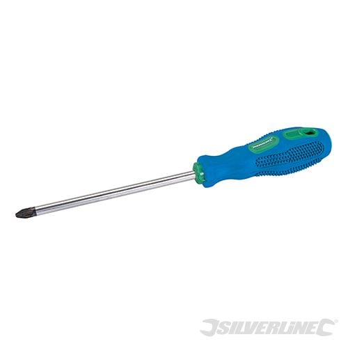 Silverline General Purpose Screwdriver Pozidriv PZ1 x 75mm - 243080 - 243080 - Silverline - Trade Counter Direct