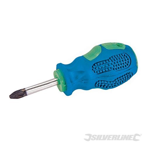 Silverline General Purpose Screwdriver Pozidriv PZ2 x 38mm - 243764 - 243764 - Silverline - Trade Counter Direct
