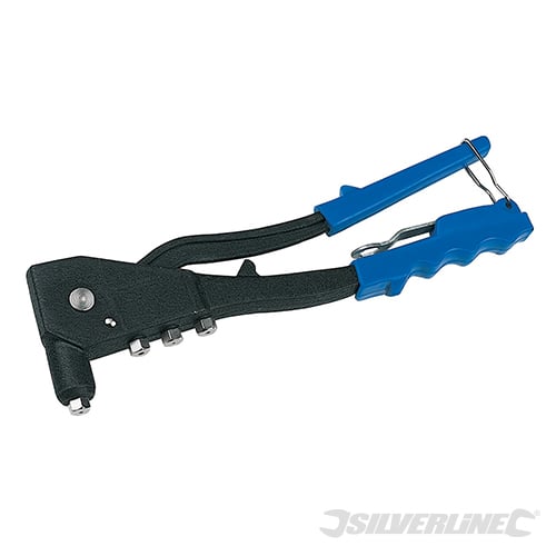 Silverline Hand Riveter and 60 Rivets 260mm - PL61 - PL61 - Silverline - Trade Counter Direct