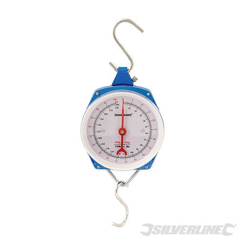 Silverline Hanging Scales Heavy Duty 100kg - 251073 - 251073 - Silverline - Trade Counter Direct