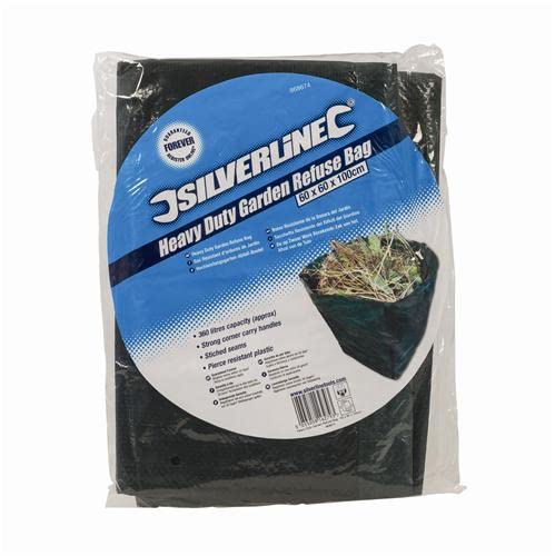 Silverline High Capacity Garden Sack 600 x 600 x 1000mm - 360L Capacity - 868674 - 868674 - Silverline - Trade Counter Direct
