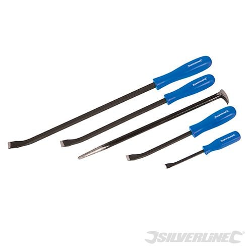 Silverline Pry Bar Set 5pce 5pce - 868501 - 868501 - Silverline - Trade Counter Direct