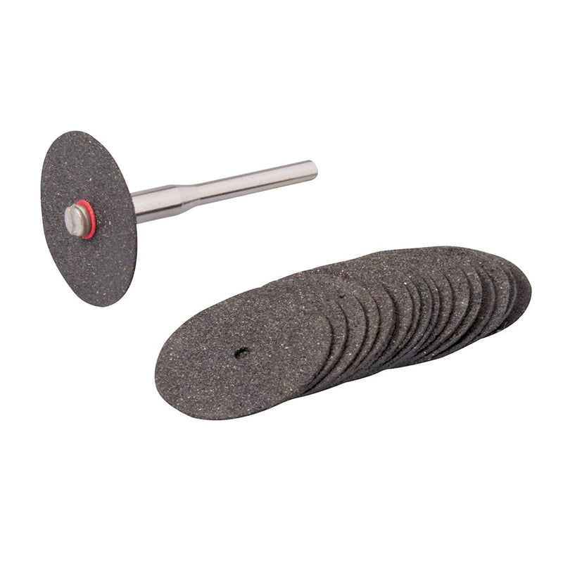 Silverline Rotary Tool Metal Cutting Disc Set 18pce 24mm Dia - 763600 - 763600 - Silverline - Trade Counter Direct