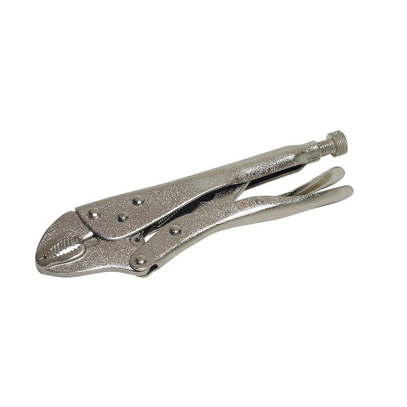 Silverline Self - Locking Pliers - 220mm Curved - PL100 - TSPL100 - Silverline - Trade Counter Direct