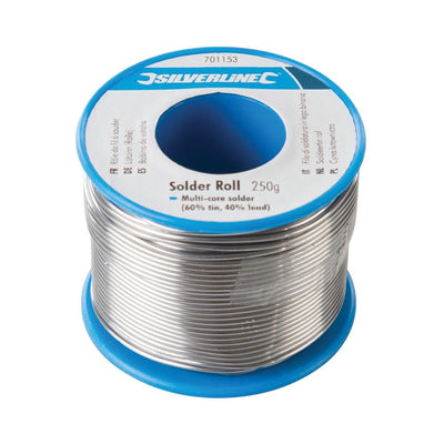 Silverline Solder Roll 250g - 701153 - 701153 - Silverline - Trade Counter Direct