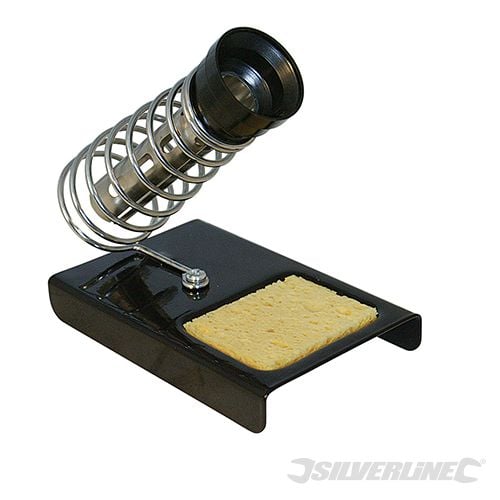 Silverline Soldering Iron Stand 85 x 125mm Base - 427552 - 427552 - Silverline - Trade Counter Direct