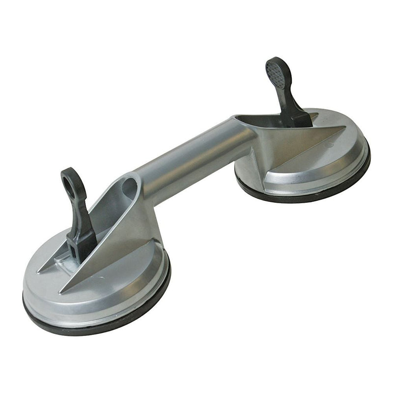 Silverline Suction Pad Aluminium 100kg Double - 456945 - 456945 - Silverline - Trade Counter Direct