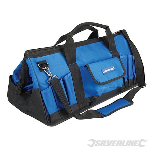 Silverline Tool Bag Hard Base 600 x 280 x 260mm - 263598 - 263598 - Silverline - Trade Counter Direct