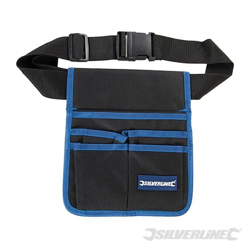 Silverline Tool Pouch Belt 5 Pocket 220 x 260mm - 245046 - 245046 - Silverline - Trade Counter Direct