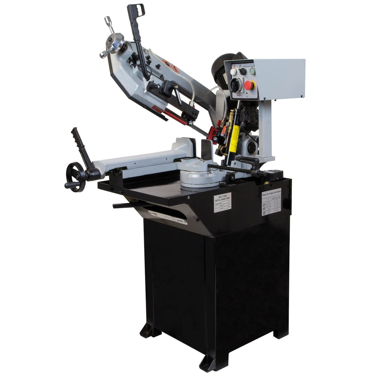 SIP 10" Swivel Head Pull - Down Metal Bandsaw - 01524 - SIP-01524 - SIP Tools UK - Trade Counter Direct