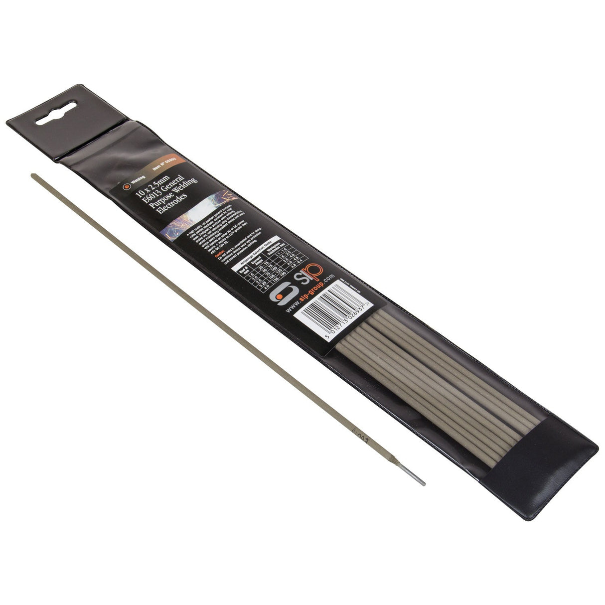 SIP 10x 2.5mm E6013 Mild Steel ARC Electrodes - SIP-02693 - SIP Tools UK - Trade Counter Direct