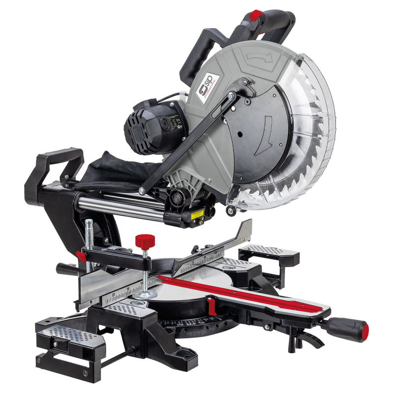SIP 12" Sliding Compound Mitre Saw with Laser - SIP-01505 - SIP Tools UK - Trade Counter Direct