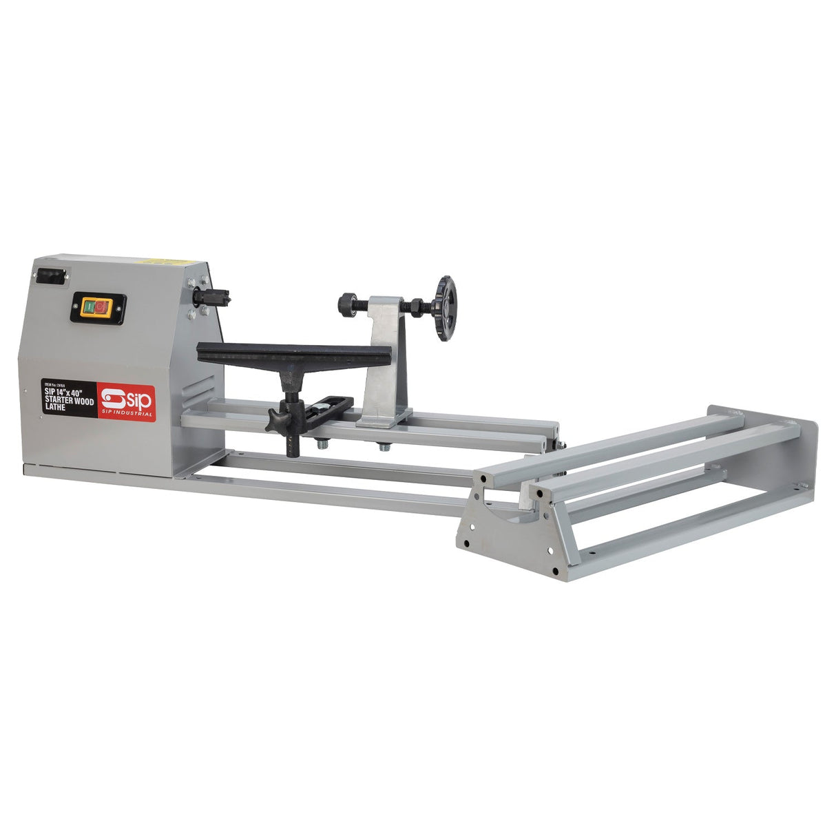 SIP 14" x 40" Starter Wood Lathe with 3pc Chisel Kit - SIP-01458 - SIP Tools UK - Trade Counter Direct