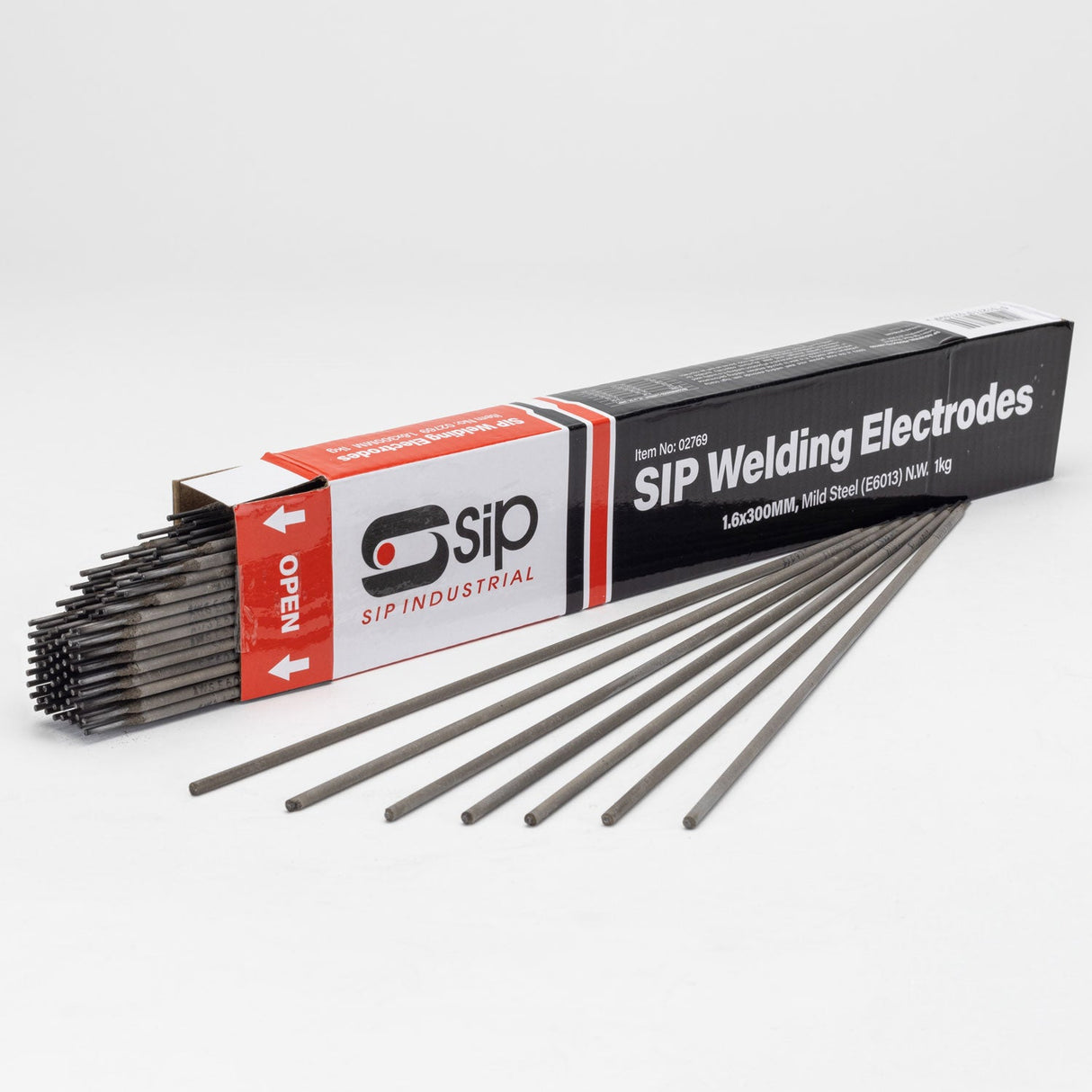 SIP 1.6mm x 1kg E6013 Mild Steel ARC Electrodes - SIP-02769 - SIP Tools UK - Trade Counter Direct