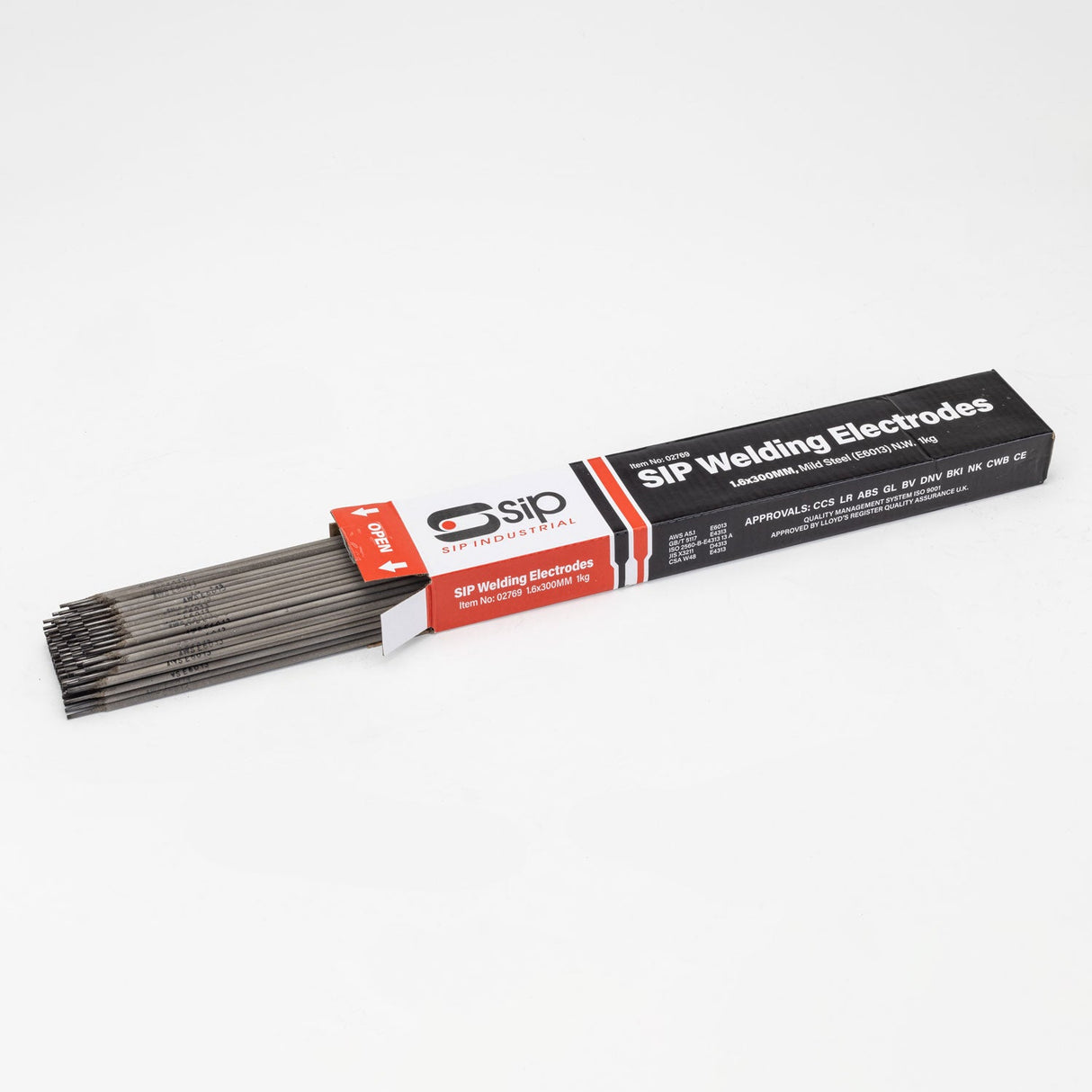 SIP 1.6mm x 1kg E6013 Mild Steel ARC Electrodes - SIP-02769 - SIP Tools UK - Trade Counter Direct