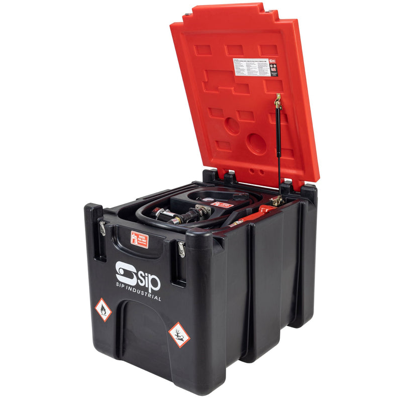 SIP 200ltr Portable Diesel Tank with High-Flow 12v Transfer Pump - SIP-06950 - SIP Tools UK - Trade Counter Direct