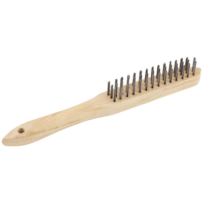 SIP 3-Row Mild Steel Wire Brush - SIP-04173 - SIP Tools UK - Trade Counter Direct