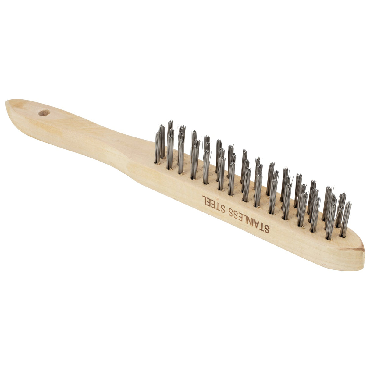 SIP 3-Row Stainless Steel Wire Brush - SIP-04169 - SIP Tools UK - Trade Counter Direct