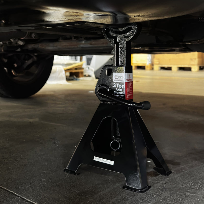 SIP 3 Ton Ratchet Jack Stands - SIP-03637 - SIP Tools UK - Trade Counter Direct