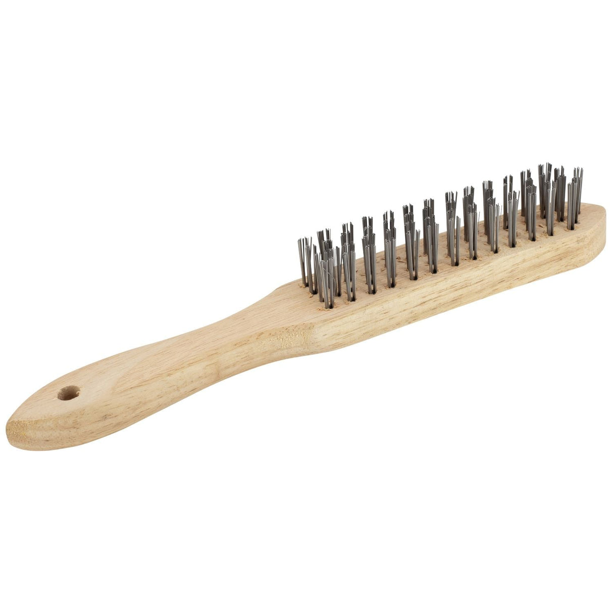 SIP 4 - Row Mild Steel Wire Brush - 04174 - SIP-04174 - SIP Tools UK - Trade Counter Direct