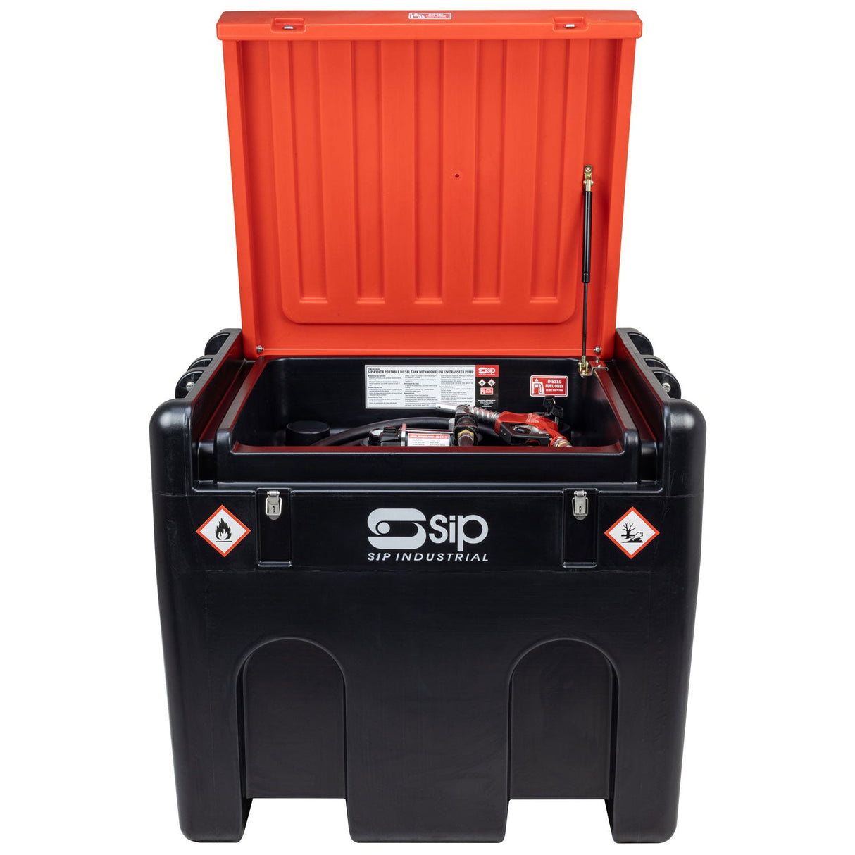 SIP 430ltr Portable Diesel Tank with High-Flow 12v Transfer Pump - SIP-06951 - SIP Tools UK - Trade Counter Direct