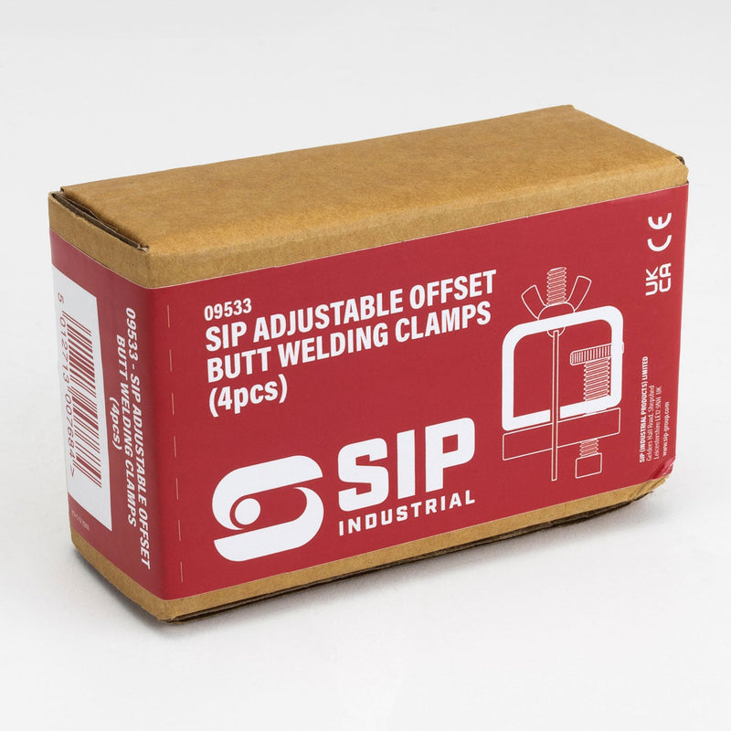 SIP 4pc Adjustable Offset Butt Welding Clamps - SIP-09533 - SIP Tools UK - Trade Counter Direct
