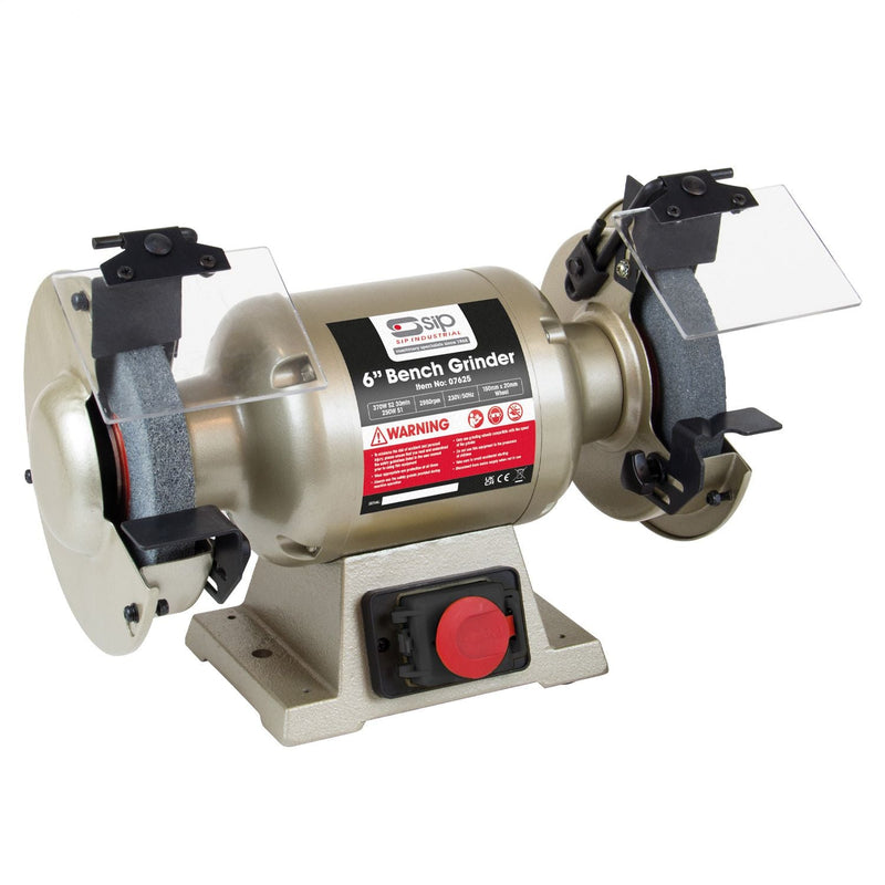 SIP 6" Professional Bench Grinder - 07625 - SIP-07625 - SIP Tools UK - Trade Counter Direct