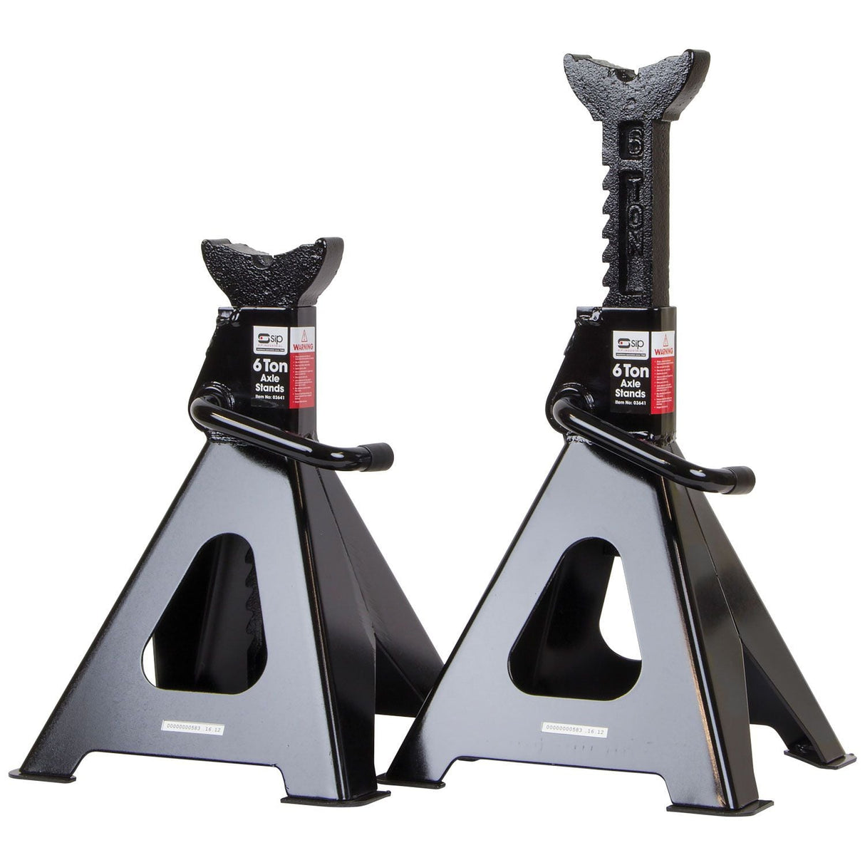 SIP 6 TON Jack Stands - 03641 - SIP-03641 - SIP Tools UK - Trade Counter Direct