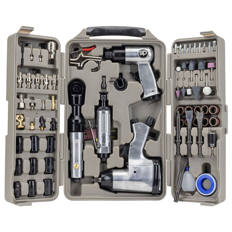 SIP 73pc Air Tool Kit - SIP-07197 - SIP Tools UK - Trade Counter Direct