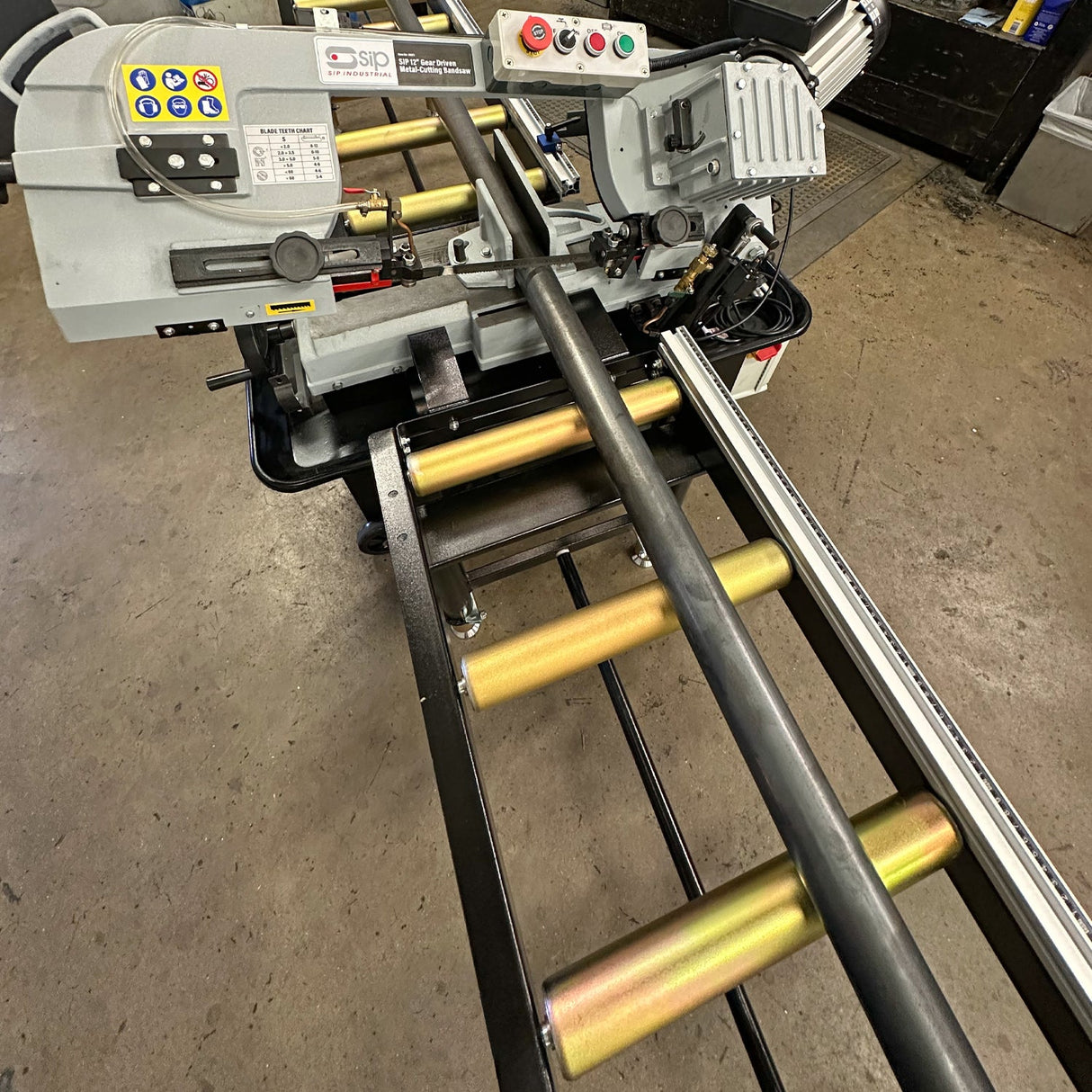 SIP Adjustable Roller Stand Table 1500mm x 400mm 400kg - SIP-01395 - SIP Tools UK - Trade Counter Direct